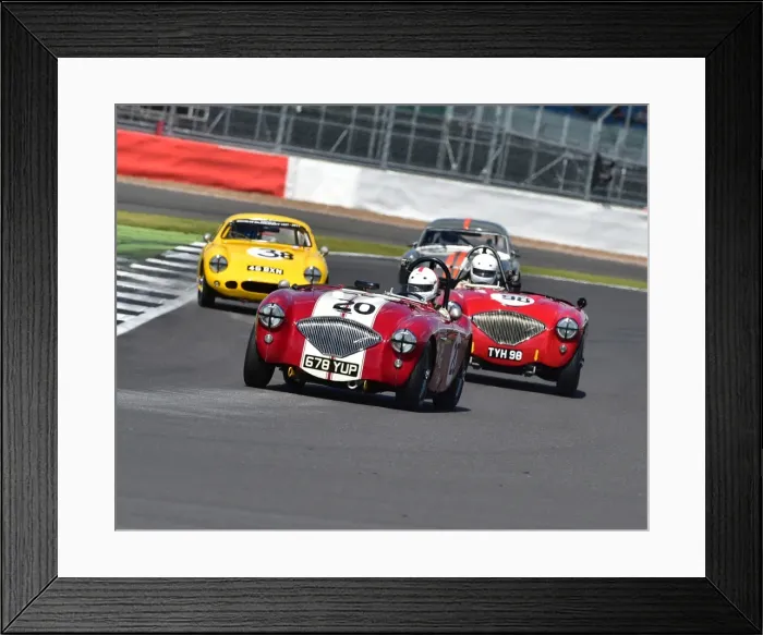 Framed Print : CM15 5167 Jonathan Abecassis, Austin Healey 100-4 Framed Print : CM15 5167 Jonathan Abecassis, Austin Healey 100-4