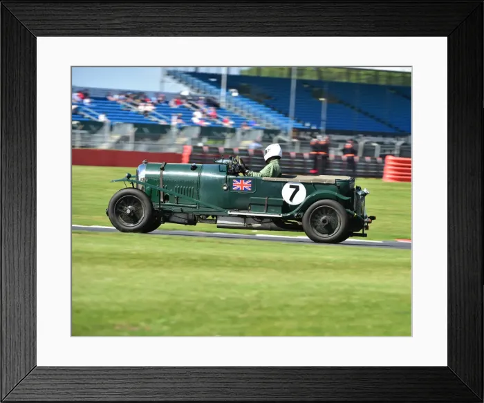 Framed Print : CM15 5481 William Elbourn, Bentley 3-4 Litre sp