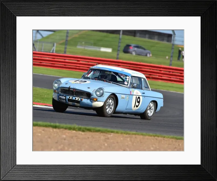 Framed Print : CM15 5672 Bill Kirkpatrick, MG B Framed Print : CM15 5672 Bill Kirkpatrick, MG B