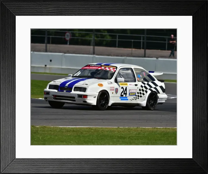 Framed Print : CM15 5108 David Hughes, Ford Sierra Cosworth Framed Print : CM15 5108 David Hughes, Ford Sierra Cosworth