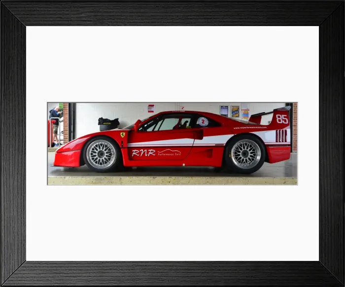 Framed Print : CJ6 6344b w David Edge, Ferrari, Ferrari F40 Framed Print : CJ6 6344b w David Edge, Ferrari, Ferrari F40