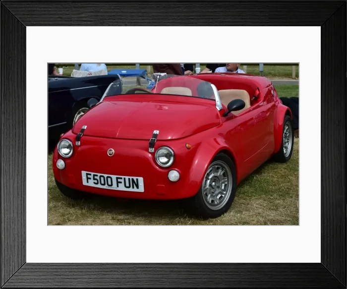 Framed Print : CM15 7479 FIAT 500 fun Framed Print : CM15 7479 FIAT 500 fun