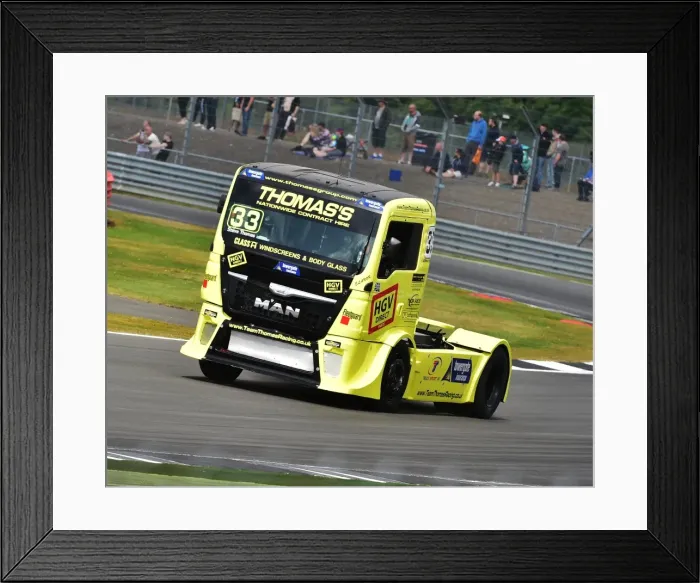 Framed Print : CM15 6208 Steven Thomas, MAN TGX