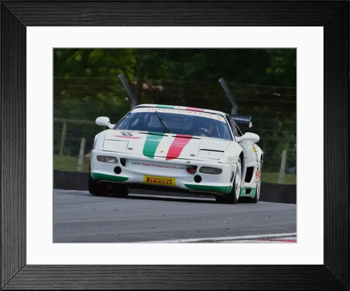 Framed Print : CM15 8213 Vance Kearney, Ferrari F355 Challenge