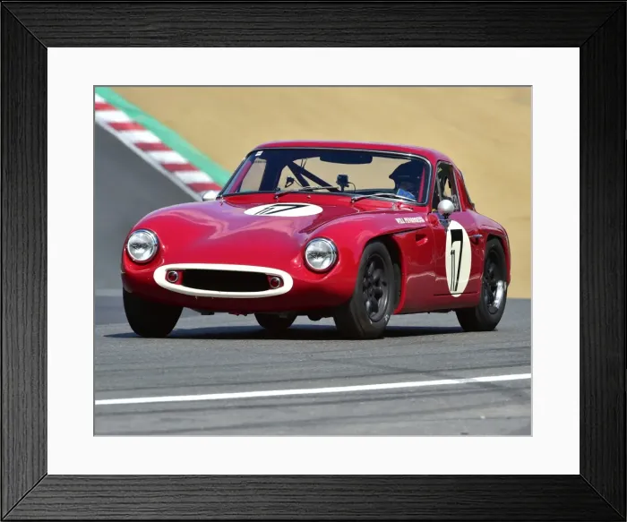Framed Print : CM15 7666 Will Penrose, TVR Grantura Mk111 Framed Print : CM15 7666 Will Penrose, TVR Grantura Mk111