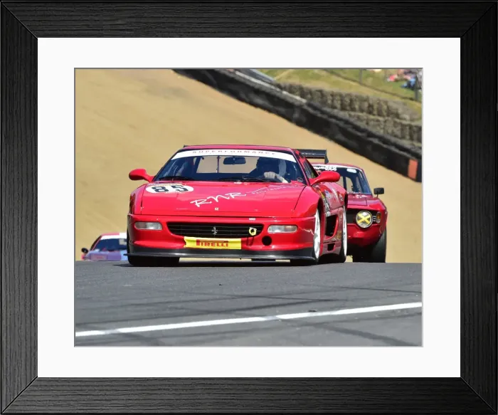 Framed Print : CM15 7662 David Edge, Ferrari F355 Challenge