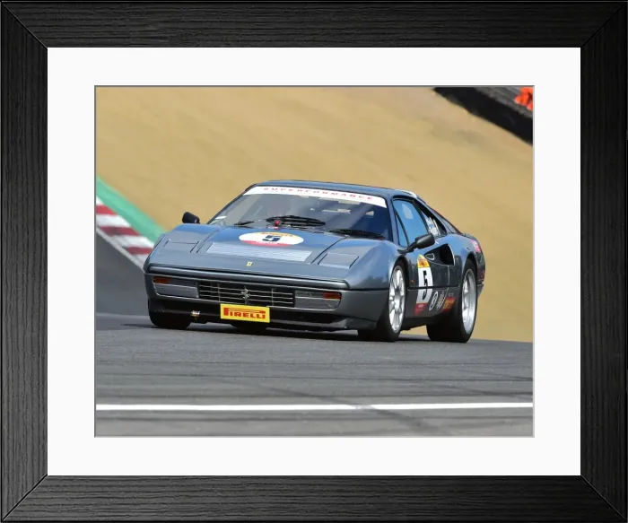 Framed Print : CM15 7628 Chris Butler, Ferrari 328 GTB Framed Print : CM15 7628 Chris Butler, Ferrari 328 GTB