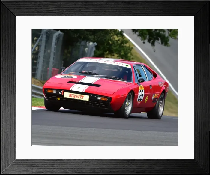 Framed Print : CM15 7627 Richard Fenny, Ferrari 308 GT4