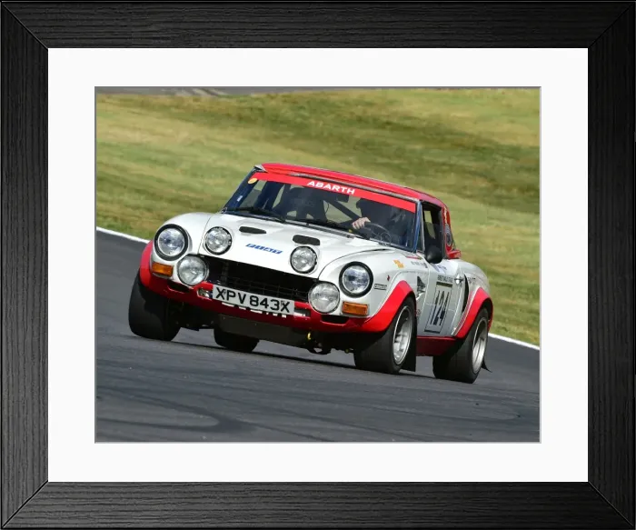 Framed Print : CM15 8279 Fiat Abarth 124 rally