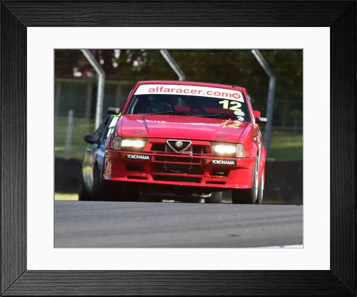 Framed Print : CM15 8410 Chris Snowdon, Alfa Romeo 75 Framed Print : CM15 8410 Chris Snowdon, Alfa Romeo 75
