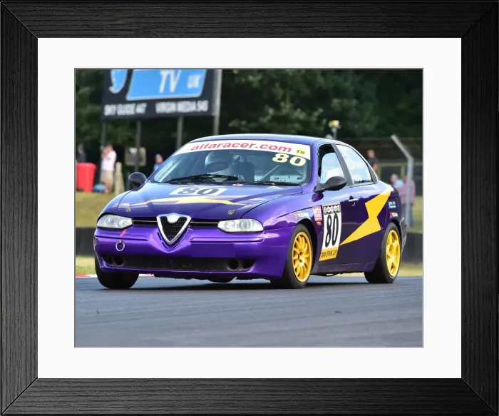 Framed Print : CM15 8409 Andy Inman, Alfa Romeo 156 TS Framed Print : CM15 8409 Andy Inman, Alfa Romeo 156 TS