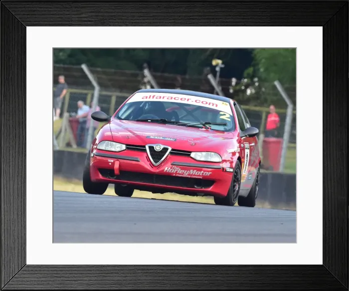 Framed Print : CM15 8402 Gethin Llewellyn, Alfa Romeo 156 Framed Print : CM15 8402 Gethin Llewellyn, Alfa Romeo 156