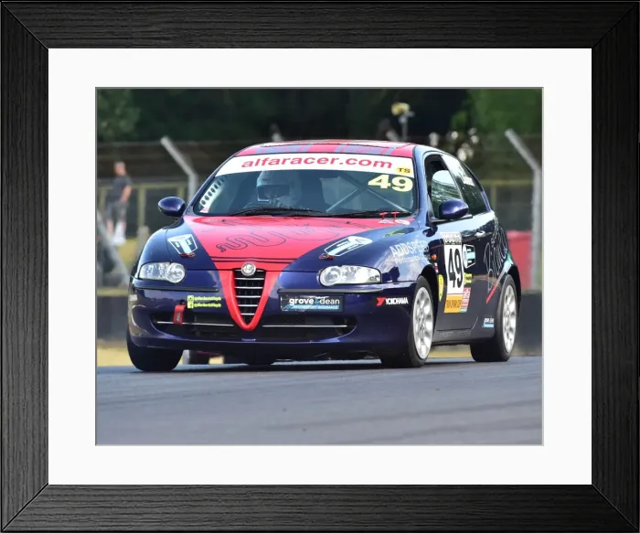 Framed Print : CM15 8381 Joshua Lambert, Alfa Romeo 147 Framed Print : CM15 8381 Joshua Lambert, Alfa Romeo 147
