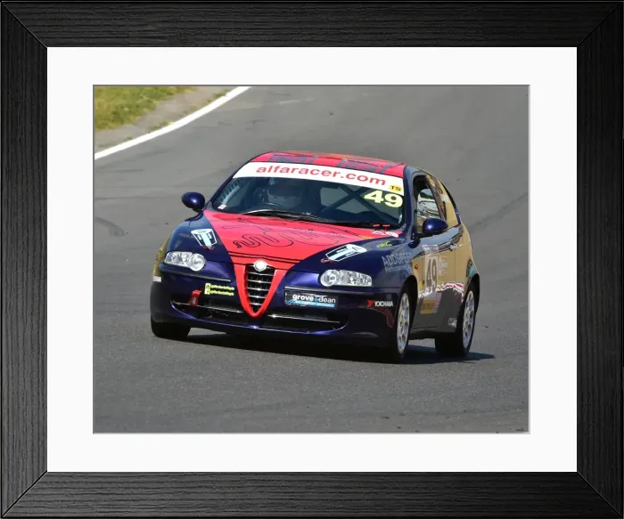 Framed Print : CM15 7948 Joshua Lambert, Alfa Romeo 147 Framed Print : CM15 7948 Joshua Lambert, Alfa Romeo 147