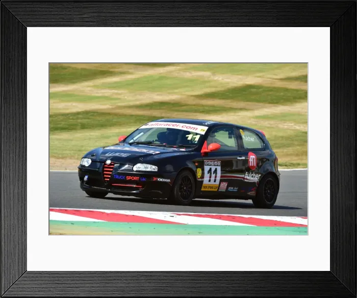Framed Print : CM15 7937 Andrew Fulcher, Alfa Romeo 147 Framed Print : CM15 7937 Andrew Fulcher, Alfa Romeo 147
