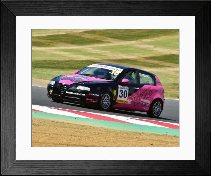 Framed Print : CM15 7928 Stacey Dennis, Alfa Romeo 147 Framed Print : CM15 7928 Stacey Dennis, Alfa Romeo 147