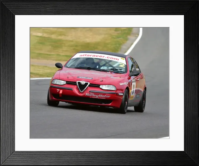 Framed Print : CM15 7525 Gethin Llewellyn, Alfa Romeo 156 Framed Print : CM15 7525 Gethin Llewellyn, Alfa Romeo 156