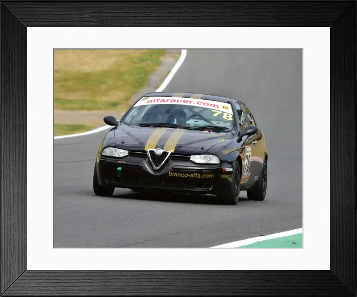 Framed Print : CM15 7520 Tom Hill, Alfa Romeo 156 Framed Print : CM15 7520 Tom Hill, Alfa Romeo 156