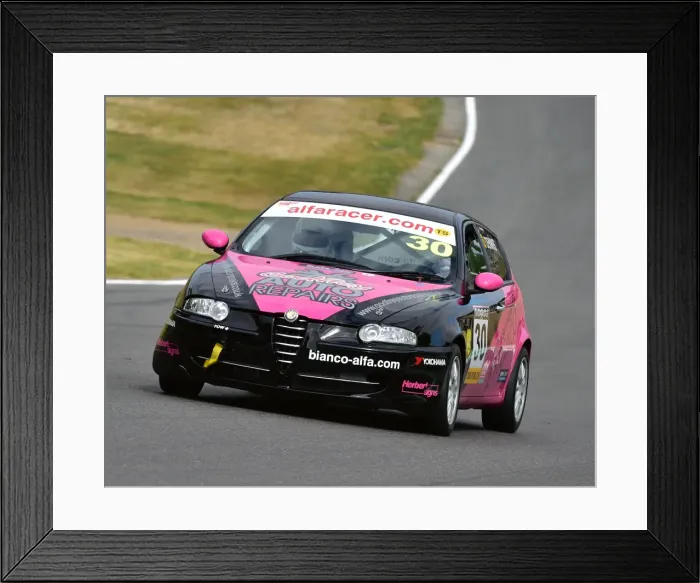 Framed Print : CM15 7529 Stacey Dennis, Alfa Romeo 147 Framed Print : CM15 7529 Stacey Dennis, Alfa Romeo 147