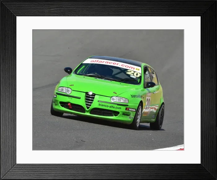 Framed Print : CM15 7891 John Billingsley, Alfa Romeo 147 Framed Print : CM15 7891 John Billingsley, Alfa Romeo 147