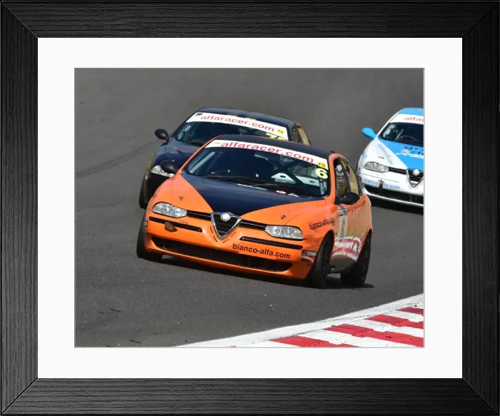 Framed Print : CM15 7885 Simon Cresswell, Alfa Romeo 156 Framed Print : CM15 7885 Simon Cresswell, Alfa Romeo 156