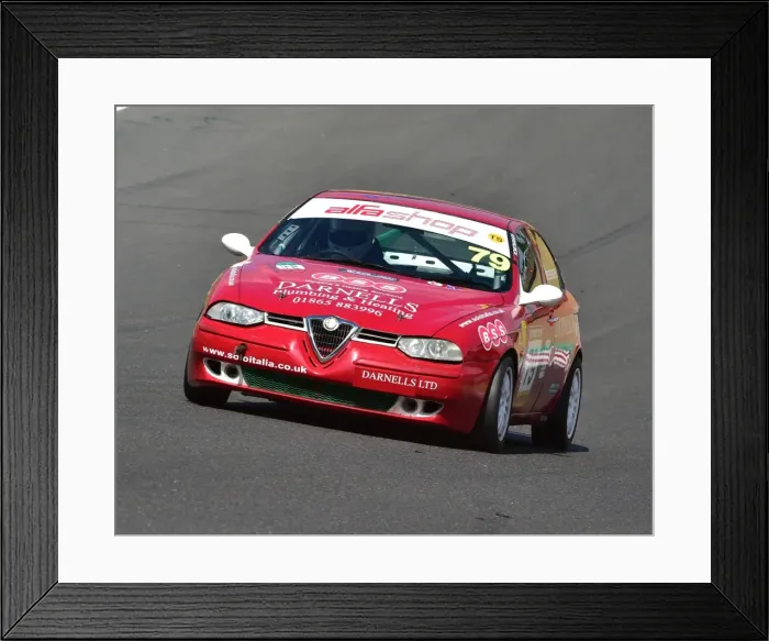 Framed Print : CM15 7884 David Messenger, Alfa Romeo 156 Framed Print : CM15 7884 David Messenger, Alfa Romeo 156