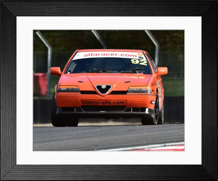 Framed Print : CM15 8444 Ron Davidson, Alfa Romeo 164 Framed Print : CM15 8444 Ron Davidson, Alfa Romeo 164