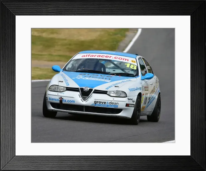Framed Print : CM15 7518 Andy Hancock, Alfa Romeo 156 Framed Print : CM15 7518 Andy Hancock, Alfa Romeo 156
