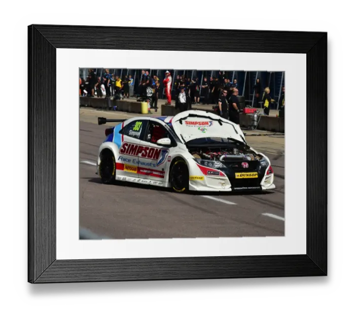 Framed Print : CM15 8798 Matt Simpson, Honda Civic Type R Framed Print : CM15 8798 Matt Simpson, Honda Civic Type R