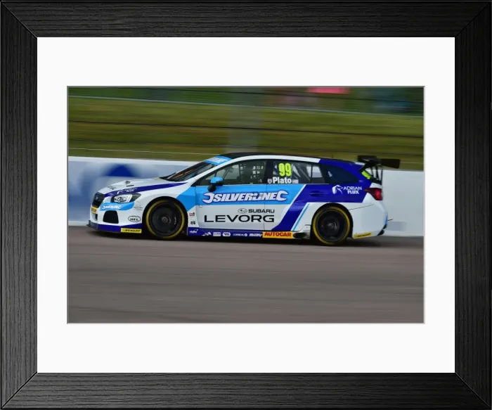 Framed Print : CM15 8910 Jason Plato, Subaru Levorg GT Framed Print : CM15 8910 Jason Plato, Subaru Levorg GT