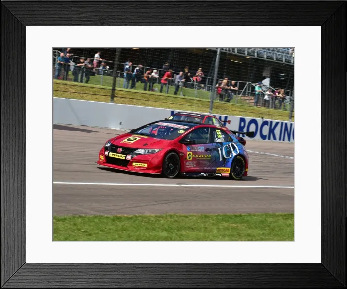 Framed Print : CM15 8787 Jeff Smith, Honda Civic Type R