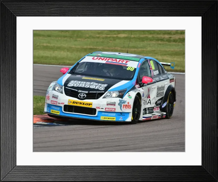 Framed Print : CM15 9642 Tom Ingram, Toyota Avensis