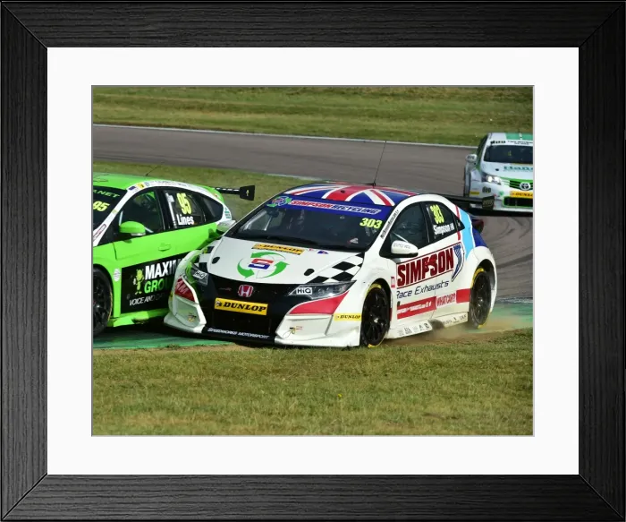 Framed Print : CM15 9670 Matt Simpson, Honda Civic Type R