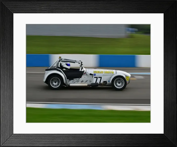 Framed Print : CM16 1031 Alan Pegram, Lawrence Barwick, Caterham 7 Framed Print : CM16 1031 Alan Pegram, Lawrence Barwick, Caterham 7