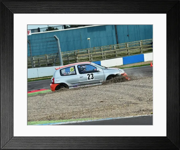 Framed Print : CM16 1203 Michael McGowan, Renault Clio 172, CSCC Tin Tops Framed Print : CM16 1203 Michael McGowan, Renault Clio 172, CSCC Tin Tops