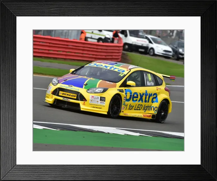 Framed Print : CM16 4650 Alex Martin, Ford Focus Framed Print : CM16 4650 Alex Martin, Ford Focus
