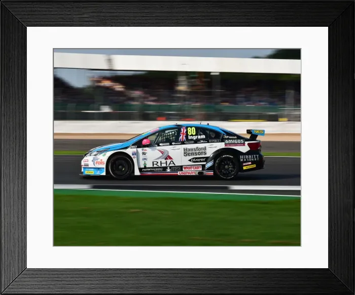 Framed Print : CM16 5066 Tom Ingram, Toyota Avensis