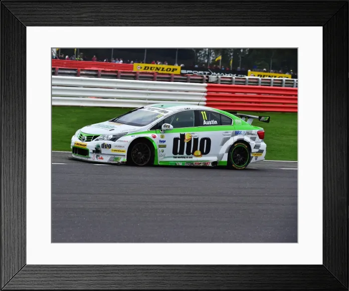 Framed Print : CM16 5893 Rob Austin, Toyota Avensis
