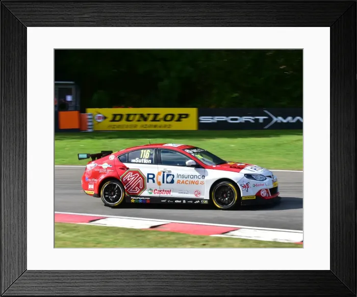 Framed Print : CM16 7272 Ashley Sutton, MG6 GT