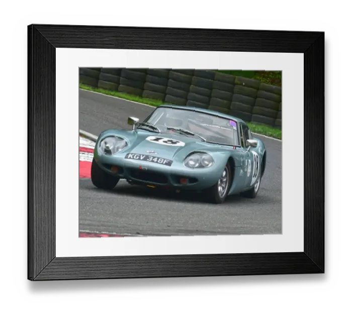 Framed Print : CM14 1267 Bob Pomeroy, Marcos 1600 GT