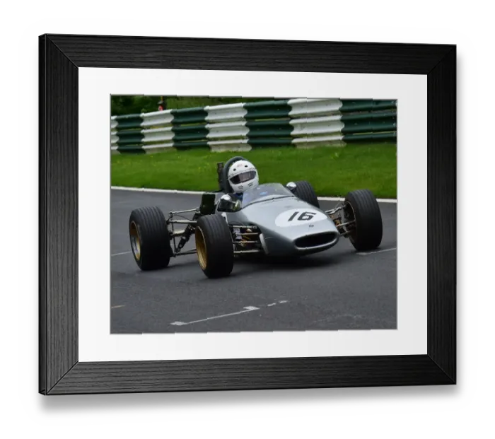 Framed Print : CM14 1976 Mark Linstone, Brabham BT21 Framed Print : CM14 1976 Mark Linstone, Brabham BT21