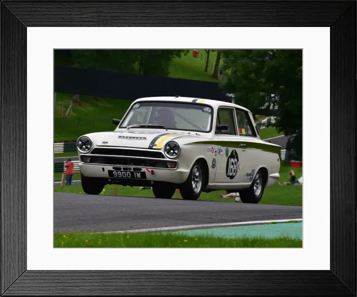 Framed Print : CM14 2414 Graham Pattle, Ford Lotus Cortina Framed Print : CM14 2414 Graham Pattle, Ford Lotus Cortina