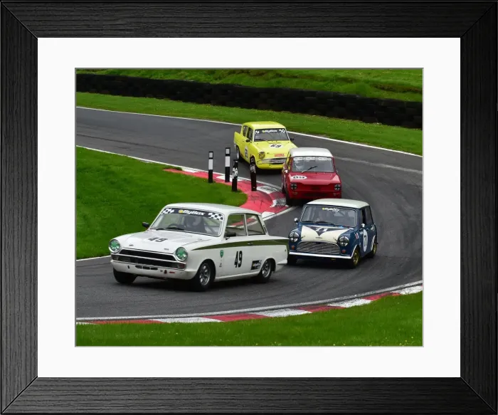 Framed Print : CM14 2429 Cortina, Mini, Imp, Anglia, classic UK cars Framed Print : CM14 2429 Cortina, Mini, Imp, Anglia, classic UK cars
