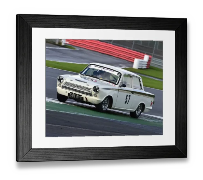 Framed Print : CM16 9014 David Hall, Ford Lotus Cortina Framed Print : CM16 9014 David Hall, Ford Lotus Cortina