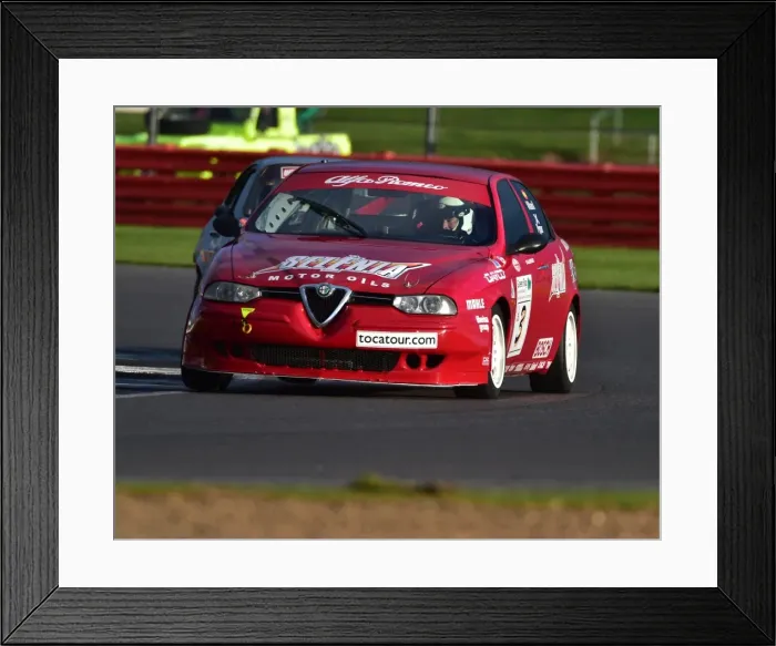 Framed Print : CM17 1463 John Pearson, Alfa Romeo 156 Framed Print : CM17 1463 John Pearson, Alfa Romeo 156