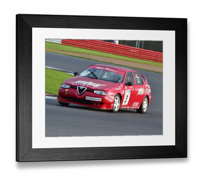 Framed Print : CM17 1505 John Pearson, Alfa Romeo 156
