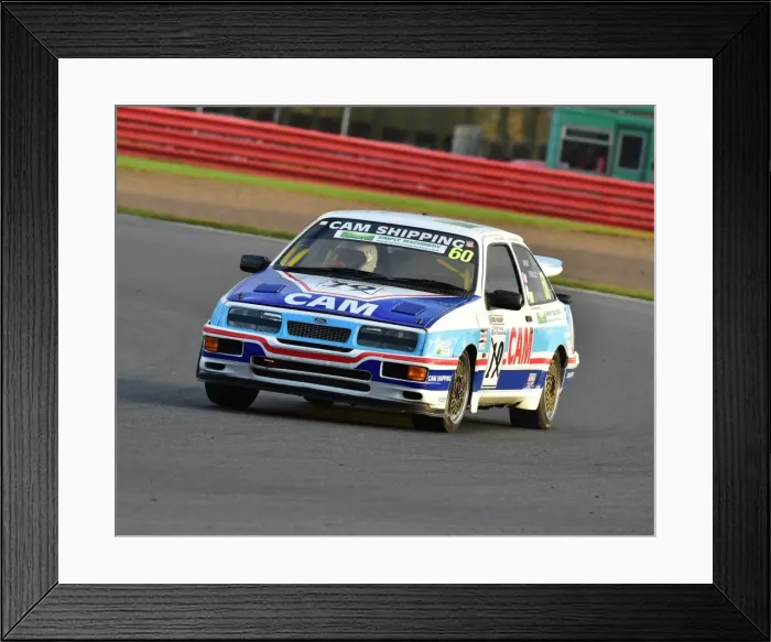 Framed Print : CM17 1512 Mark Wright, Ford Sierra RS500