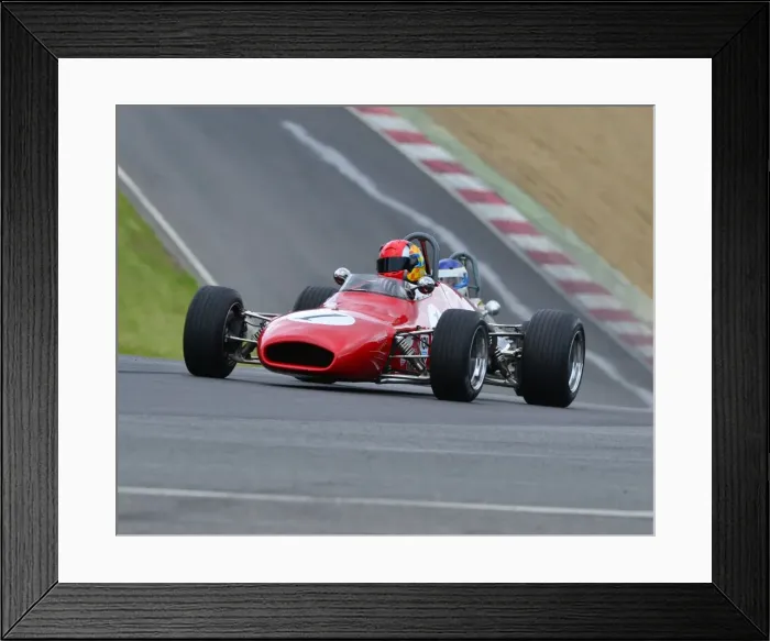 Framed Print : CJ6 5460 Leif Bosson, Brabham BT28 Framed Print : CJ6 5460 Leif Bosson, Brabham BT28