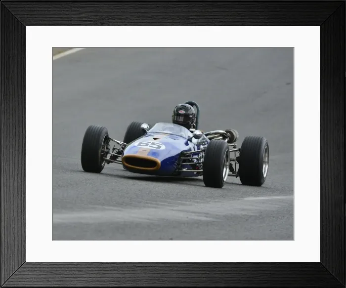 Framed Print : CJ6 5432 Peter Thompson, Brabham BT21 Framed Print : CJ6 5432 Peter Thompson, Brabham BT21