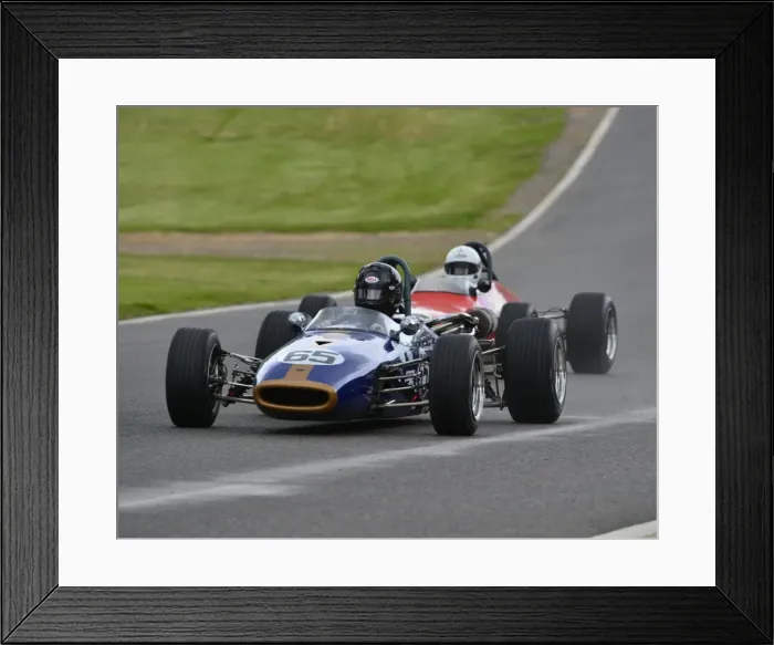 Framed Print : CJ6 5442 Peter Thompson, Brabham BT21 Framed Print : CJ6 5442 Peter Thompson, Brabham BT21